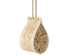 Dehner Natura Insektenhotel Udine, ca. 21 x 12 x 12.5 cm, Bambus/Sperrholz, natur