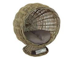 Happy House Rattan Globe Kissen