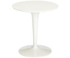 Kartell 860003 Beistelltisch Tip Top Mono, weiÃÆÃŸglÃÆÃ¤nzend