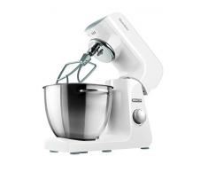 SENCOR STM 40WH Küchenmaschine (1000 Watt, Ganzmetallgehäuse mit Metallzahnrädern, Kneten, Mischen und Schlagen) weiß