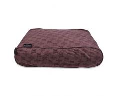 Lex & Max BeanBag Sitzsack, Aluminium, 90 x 60 cm, Schokoladenbraun