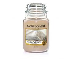 Yankee Candle große Duftkerze im Glas, Warm Cashmere, Brenndauer bis zu 150 Stunden