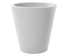 Serralunga newpot28-wh NEWPOT Vase in lineare Polyethylen niedriger Dichte, Weiß