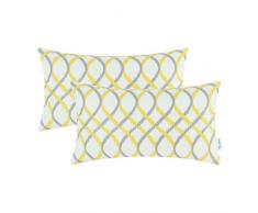 CaliTime Kissenbezüge, Kissenhülle 2 Stück Kissen Werfen Kissen Abdeckungen Fälle Schutz Muscheln zum Couch Sofa Schlafzimmer Zuhause Weihnachten Dekor (30cm x 50cm)