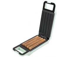 Bestron Churros Maker, Waffeleisen für bis zu 4 Churros, Retro Design, 700 Watt, Sweet Dreams, Mint