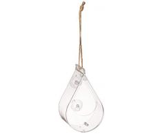 Wildlife World BDEWWF2 Vogelfutterstation für Garten-Vögel, transparent