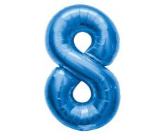 La Luftballons 00132 Folie Ballon, blau