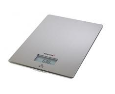 Korona 76135 elektronische Küchenwaage Kelly“; Edelstahl gebürstet; sehr flache Bauweise