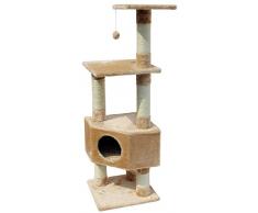 Europet Bernina 431-413234 Classic Kratzbaum Loonaa, 40 x 40 x 135 cm, beige