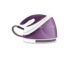 Philips Plancha con generador de vapor GC7051/30 Dampfbügelstation, polycarbonate, 2 liters, Violett, Weiß