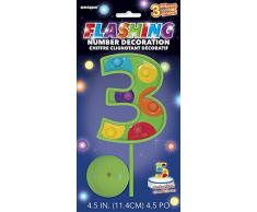 Unique 37033 Decoration Party-Deko, plastik, mehrfarbig