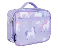 Wildkin W33803 Lunchbox, Polyester, Unicorns