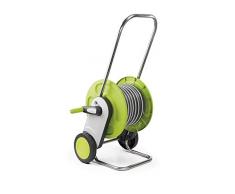 GF Garden, Concept Plus, Schlauchwagen aus Kunststoff und Metall, 20 Meter Schlauch Ø 1/2 Zoll Bewässerungspistole und Steckanschluss enthalten, Farbe Limettengrün