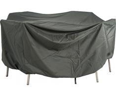 Stern Schutzhülle für Gartenmöbel, Sitzgruppe oval, uni grau, 220 x 320 x 90 cm, 3,3 ml, 454812