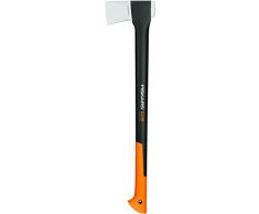 Fiskars Spaltaxt, Inklusive Klingen- und Transportschutz, Länge: 71 cm, Antihaftbeschichtet, Hochwertige Stahl-Klinge/Glasfaserverstärkter Kunststoff-Stiel, Schwarz/Orange, X21–L, 1,63 kg, 1015642