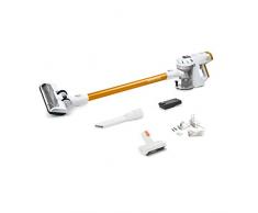 Genius Invictus X5 Akkustaubsauger (13 Teile) Beutelloser und kabelloser 2in1 Staubsauger mit 180 Watt Saugleistung und integrierten LED-Spot-Lichter, Lithium-Ionen Akku mit 30 Minuten Laufzeit