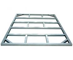 Tepro Unterkonstruktion für Metallgerätehaus zur SerieTitan, silber, 172.1x252.2x5 cm, 7105