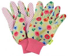 Gartenhandschuhe im Blatt & Blüte Blumenprint für Erwachsene | Boden- und Pflanzhandschuhe für Arbeiten im Garten | Perfekter Schutz und Grip | (01) Paar