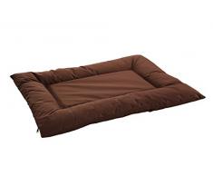 HUNTER Gent Hundebett, wasserabweisend, schmutzabweisend, antibakteriell, 80 x 60 cm, braun