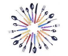 Color Life Besteck 24-teilig mehrfarbig