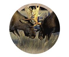 Thirstystone Drink Untersetzer Set, Bull Moose Fight