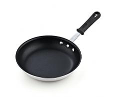 Cooks Standard Professionelle Bratpfanne mit Antihaftbeschichtung, 20 cm 10-inch/25cm metallic