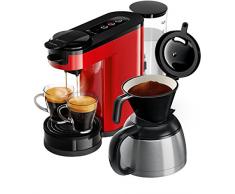 Philips Senseo HD6592/80 Switch 2-in-1 Kaffeemaschine, rot