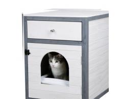 Kerbl Katzenschrank Ida Katzentoilette Liegekissen Versteck Schlafen Sichtschutz