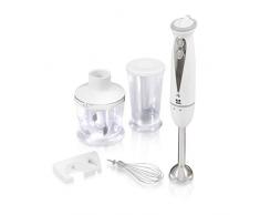 HJM BCA883 Handmixer, 500 W, Kunststoff/Metall, 5 Geschwindigkeitsstufen, Weiß