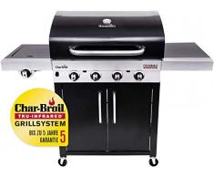 Char-Broil Performance Series 440B - 4 Brenner Gasgrill mit Seitenbrenner, schwarz