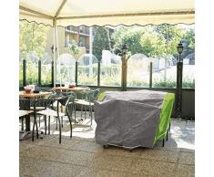 Verdemax 6822 Viereckige Abdeckung für Tische und Stühle, Grün