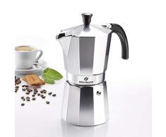 Westmark Espressokocher, Für 9 Espressotassen, Aluminium, Brasilia, Silber/schwarz, 24642260