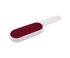 sourcingmap Roller Sticky Sofa Kleidung Pet Hair Crumb Fussel Bürste, weiß/rot