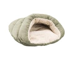 Ethical Pets Schlafzone Kuschelhöhle Haustierbett für Katzen und kleine Hunde – attraktiv, langlebig, bequem, waschbar von Spot, 22x17, graugrün