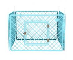 Iris 531154 Welpenauslauf, Freigehege, Laufstall, Welpenzaun, Welpengitter H604, blau