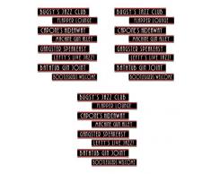 Beistle Teppichläufer 12-teilig 4 x 24 mehrfarbig