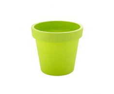 greemotion Blumentopf Anna, Kunststoff-Pflanzkübel in Anthrazit, Ø ca. 35 cm
