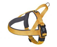 Nobby NORWEGER Geschirr Classic Preno, 60 - 76 cm+46 cm/25 - 35 mm, orange/grau