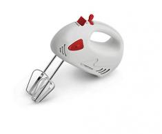 Esperanza EKM007R Handmixer Muffin 150W, Metall, Weiß, Rot