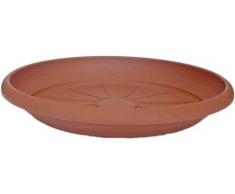 PP Plastic 031-16-02 Untersetzer Linda, Terracotta, Durchmesser 16xH2,3 cm