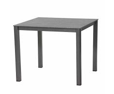 MWH Elements Tisch, Aluminium, anthrazit/grau, 90 x 90 x 74 cm, 951546
