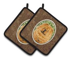 Caroline s Treasures Chow Paar Topflappen ss8709pthd, 7.5hx7.5 W, multicolor