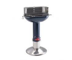 barbecook Holzkohlegrill, Arena Midnight, blau, 56 x 34 x 101 cm, 2235509000