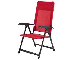 Dajar 464752 Sessel Florenz D029-03TB Patio, Rot, 59 x 62 x 108 cm