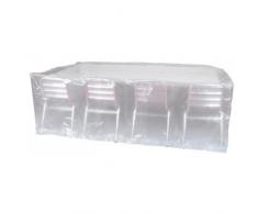 RIBILAND 07353-rechteckigen Tisch transparent 2,20 m