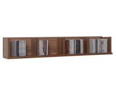 Unbekannt FMD 206-004 Wandregal Point 4 - B/H/T: 92.0 x 16.5 x 17.0 cm, Zwetschge