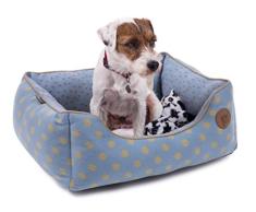 Petface Marine Spot Quadratisch Hundebett, Mittel