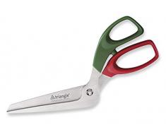 triangle 50 491 11 02 Pizzaschere i.K. Edelstahl, Rostfrei, Pizzaschneider, Trend, Geschenkidee, Grün/Rot