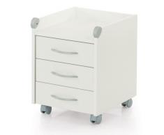 Kettler Rollcontainer aus Holz â Schreibtisch Rollcontainer mit 3 Schubladen â stabile Ausführung â geeignet für Büro und Kinderzimmer