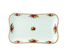 Royal Albert 40020916 Tablett Old Country Roses 33 cm, mehrfarbig